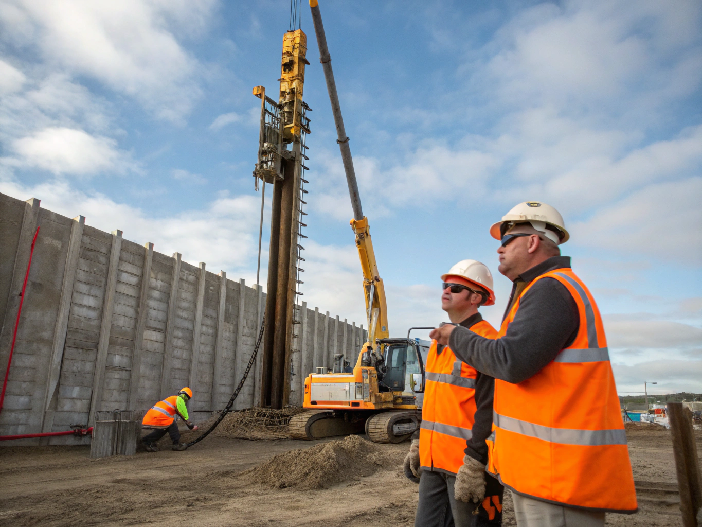 Ingeniería de estructuras metálicas y cimentación profunda